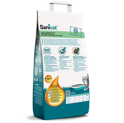 Sanicat Essential Oils Sedir ve Okaliptus Kokulu Kedi Kumu 10 Kg