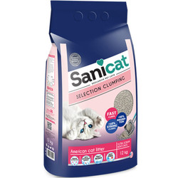 SaniCat - Sanicat Hızlı Topaklaşan Amerikan Topaklanan Kedi Kumu 12 Kg