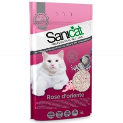SaniCat - Sanicat Rose Bentonit Ultra Topaklaşan Kedi Kumu 5 Lt