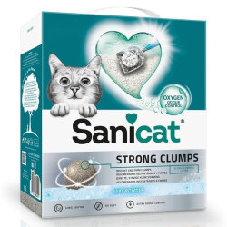 Sanicat Strong Clumps Ekstra Güçlü İnce Taneli Kedi Kumu 10 Kg - SaniCat