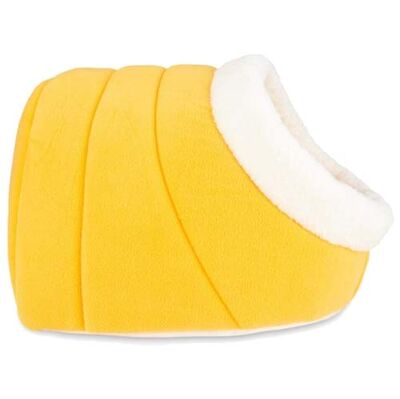 Sarı Alaska Kedi ve Küçük Irk Köpek Yatağı 47x40x38 Cm