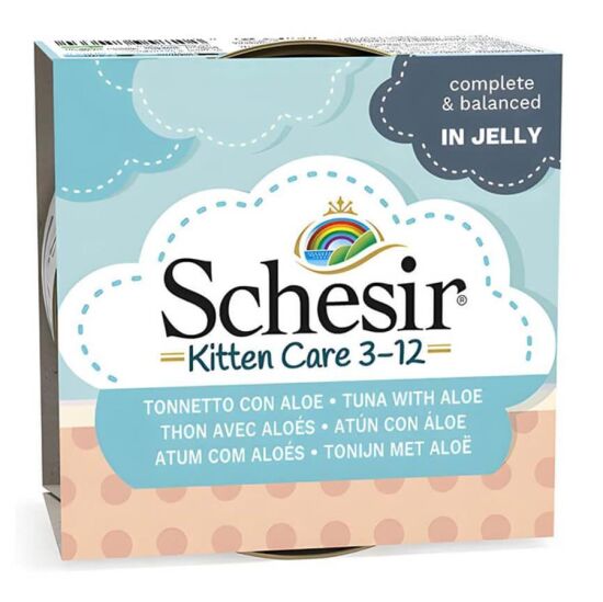 Schesir Kitten Ton Balıklı Aloe Yavru Kedi Konservesi 85 Gr - 1