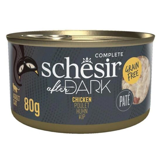 Schesir After Dark Pate Tavuklu Kedi Konservesi 80 Gr - 1