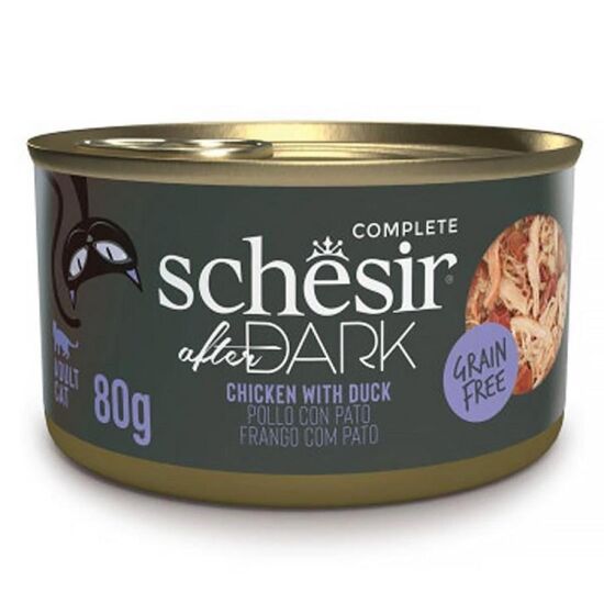 Schesir After Dark Tavuk ve Ördekli Kedi Konservesi 80 Gr - 1