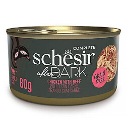 Schesir After Dark Tavuklu ve Sığır Etli Kedi Konservesi 80 Gr - Schesir