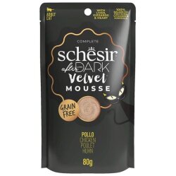 Schesir After Dark Velvet Mousse Tavuklu Kedi Yaş Maması 80 Gr - Schesir
