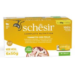 Schesir Box Ton Balıklı ve Tavuk Etli in Jelly Kedi Konservesi 6 x 50 Gr - Schesir