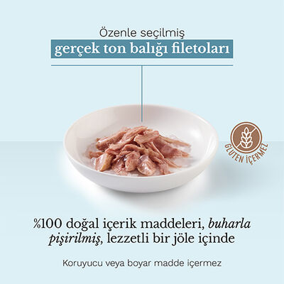 Schesir C135 Jelly Tonno Ton Balıklı Jöleli Kedi Konservesi 85 Gr