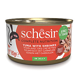 Schesir C138 Jelly Ton Balıklı ve Karidesli Jöleli Kedi Konservesi 85 Gr - Schesir