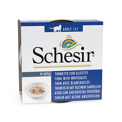 Schesir C139 Jelly Ton ve Ringa Balıklı Kedi Konservesi 85 Gr