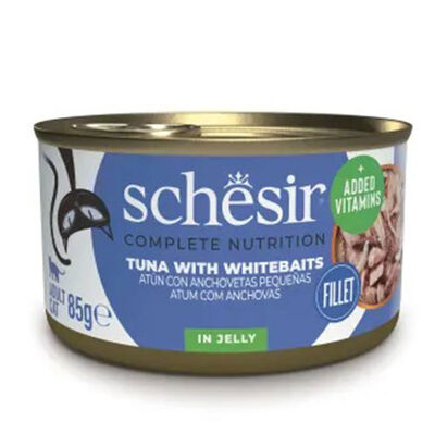 Schesir C139 Jelly Ton ve Ringa Balıklı Kedi Konservesi 85 Gr