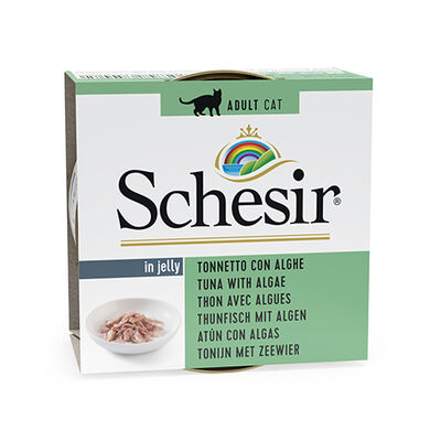 Schesir C142 Jelly Ton Balıklı ve Deniz Bitkili Jöleli Kedi Konservesi 85 Gr - 1