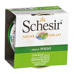 Schesir - Schesir C160 Pollo Jelly Tavuk Fileto Kedi Konservesi 85 Gr