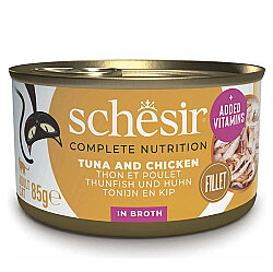Schesir C175 Ton Balıklı ve Tavuklu Pirinçli Kedi Konservesi 85 Gr - Schesir