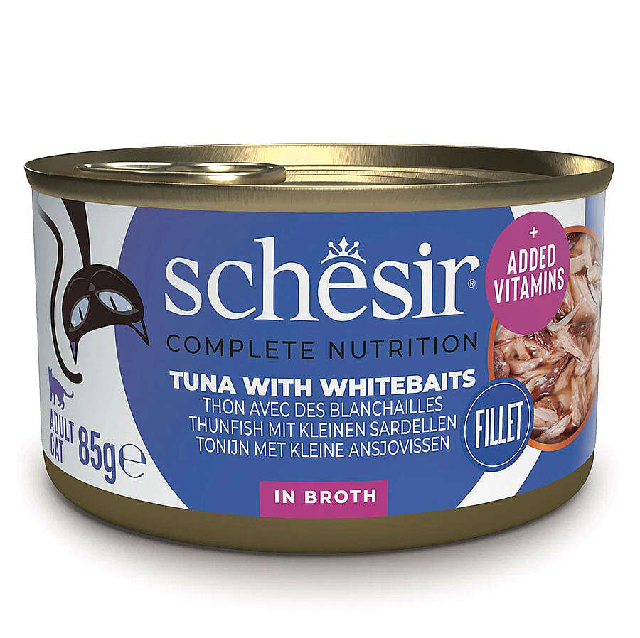 Schesir C177 Ton Balıklı Ringa Balıklı ve Pirinçli Kedi Konservesi 85 Gr