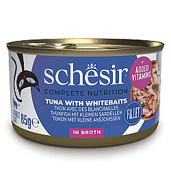 Schesir C177 Ton Balıklı Ringa Balıklı ve Pirinçli Kedi Konservesi 85 Gr - Schesir
