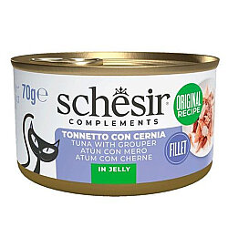 Schesir C270 Jelly Ton Balıklı ve Orfoz Balığı Kedi Konservesi 85 Gr - Schesir