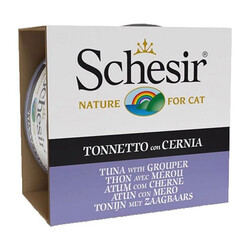 Schesir - Schesir C270 Jelly Ton Balıklı ve Orfoz Balığı Kedi Konservesi 85 Gr