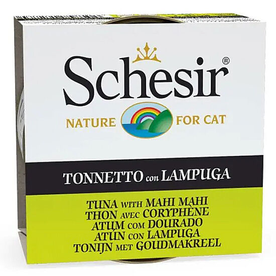 Schesir C273 Jelly Ton Balıklı ve Lambukalı (Mahi Mahi) Kedi Konservesi 85 Gr - 1