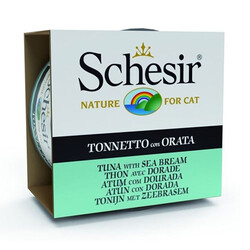 Schesir - Schesir C274 Jelly Ton Balıklı ve Çipura Kedi Konservesi 85 Gr