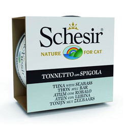 Schesir - Schesir C276 Jelly Ton Balıklı ve Levrek Kedi Konservesi 85 Gr