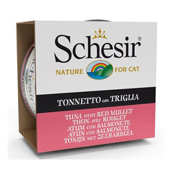 Schesir - Schesir C277 Jelly Ton Balıklı ve Barbunya Kedi Konservesi 85 Gr