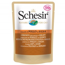 Schesir - Schesir C580 Pouch Gravy Tavuklu Kıyılmış Kedi Yaş Maması 85 Gr (1)