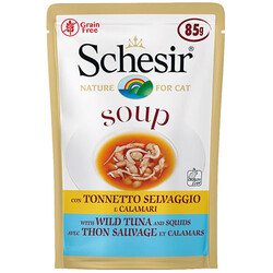 Schesir - Schesir C673 Soup Ton Balığı Kalamar Kedi Çorbası 85 Gr