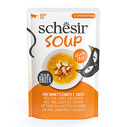 Schesir Soup Yabani Ton Balığı ve Balkabaklı Tahılsız Kedi Çorbası 40 Gr - Schesir
