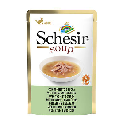 Schesir Soup Yabani Ton Balığı ve Balkabaklı Tahılsız Kedi Çorbası 40 Gr - 3