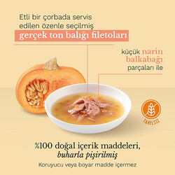 Schesir Soup Yabani Ton Balığı ve Balkabaklı Tahılsız Kedi Çorbası 40 Gr - 4