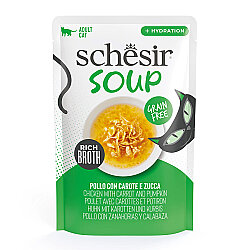 Schesir Soup Tavuklu ve Balkabaklı Tahılsız Kedi Çorbası 40 Gr - Schesir