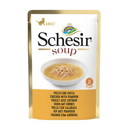 Schesir Soup Tavuklu ve Balkabaklı Tahılsız Kedi Çorbası 40 Gr - 3