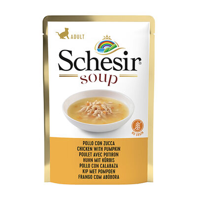 Schesir Soup Tavuklu ve Balkabaklı Tahılsız Kedi Çorbası 40 Gr - 3