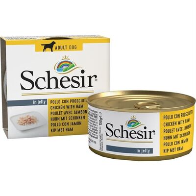 Schesir C683 Jöle İçinde Domuz ve Tavuk Fileto Köpek Konservesi 150 Gr