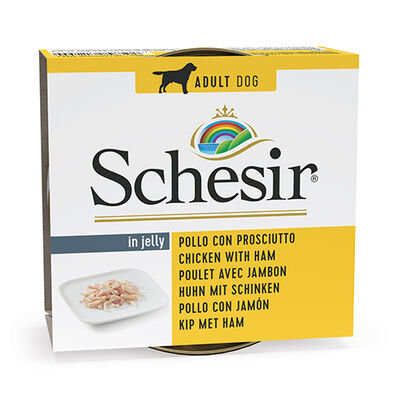 Schesir C683 Jöle İçinde Domuz ve Tavuk Fileto Köpek Konservesi 150 Gr