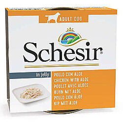 Schesir C684 Jelly Tavuklu ve Aloe Veralı Köpek Konservesi 150 Gr - Schesir