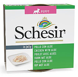 Schesir C689 Jöle İçinde Tavuklu ve Aloe Veralı Yavru Köpek Konservesi 150 Gr - Schesir