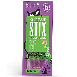 Schesir Cat Stix Ördekli Krema Kedi Ödülü 6 Adet x 15 Gr - Schesir