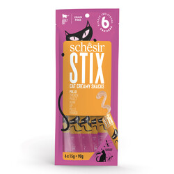 Schesir Cat Stix Tavuklu Krema Kedi Ödülü 6 Adet x 15 Gr - Thumbnail