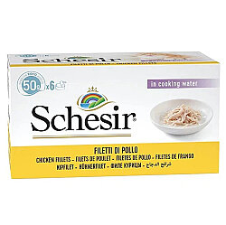 Schesir Fileto Tavuk Etli Yetişkin Kedi Konservesi 50 Gr x 6 Adet - Schesir
