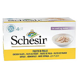 Schesir Fileto Tavuk Etli Yetişkin Kedi Konservesi 50 Gr x 6 Adet - Schesir