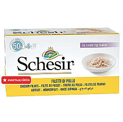 Schesir Fileto Tavuk Etli Yetişkin Kedi Konservesi 50 Gr x 6 Adet - Schesir
