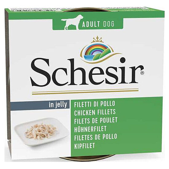 Schesir Jelly Jöle İçinde Tavuklu Fileto Köpek Konservesi 150 Gr - 1