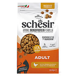 Schesir Monoprotein Tavuklu Kuru Kedi Maması 1,5 Kg - Schesir
