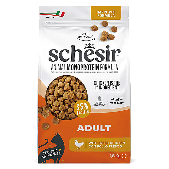 Schesir Monoprotein Tavuklu Kuru Kedi Maması 1,5 Kg - 1