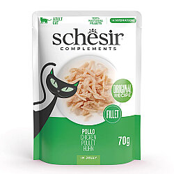 Schesir Pouch Jelly Tavuk Fileto Kedi Yaş Maması 70 Gr - Schesir