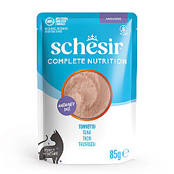 Schesir Pouch Mousse Ton Balıklı Tahılsız Kedi Yaş Maması 85 Gr - Schesir