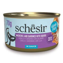 Schesir Sardalya ve Uskumrulu Sos İçinde Kedi Konservesi 70 Gr - Schesir