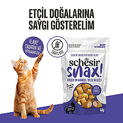 Schesir Snax Sığır Etli Dolgulu Kedi Ödülü 60 Gr - 2